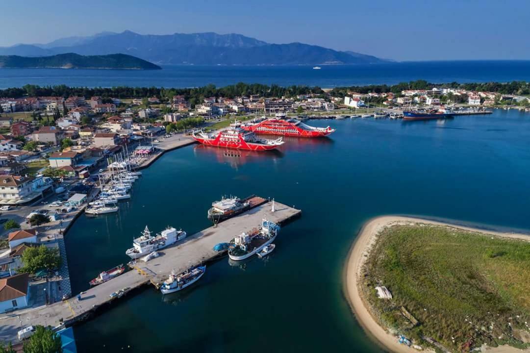 Dimitris Luxury Apartment Keramotí Exteriér fotografie